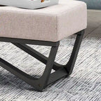 Ursa Contemporary Fabric Ottoman Bench by Christopher Knight Home