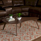 Carson Carrington Battrask Walnut Finished Coffee Table