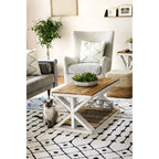 Aztec White Combo Coffee Table