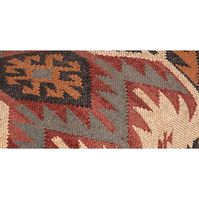 Handmade Kilim Upholstered Wooden Bench (India) - 48 L x 16 W x 18 H