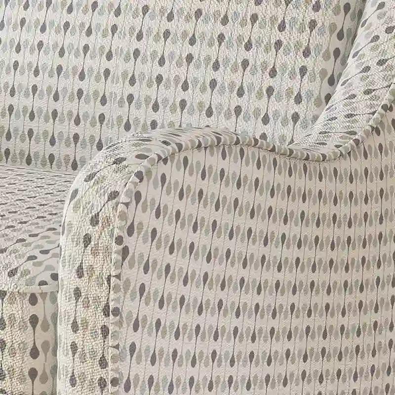 Eldan Transitional Multi-color Fabric Upholstered Stripe Pattern Armchair by Furniture of America