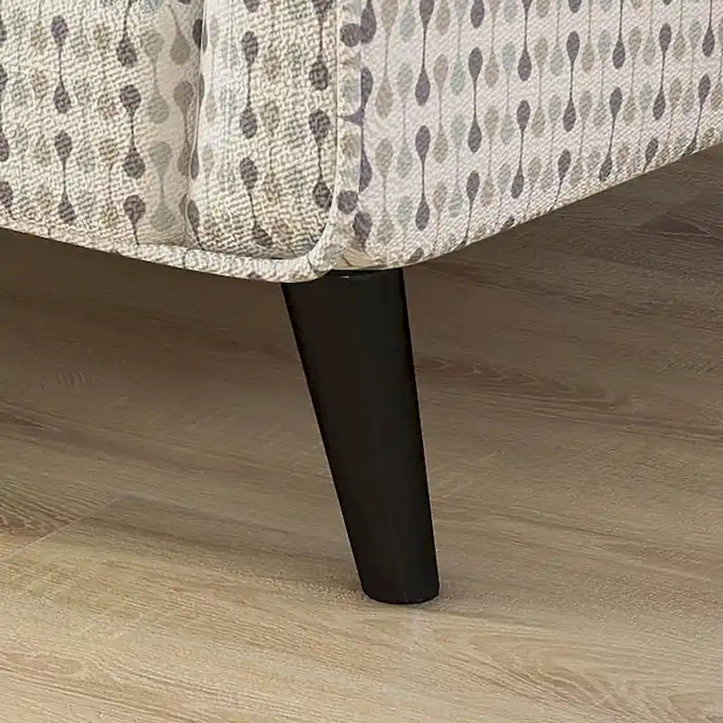 Eldan Transitional Multi-color Fabric Upholstered Stripe Pattern Armchair by Furniture of America