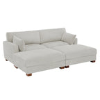 88 Convertible Larger Couch Modular Sectional Sofa Set