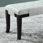 Copper Grove Bloodroot Linon Tufted Ottoman Bench