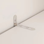 Bookshelf Entertainment Center Storage & Ambient Lighting White/Black