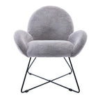 Corvus Rowen Modern Fleece Upholstered Accent Chair with Arm