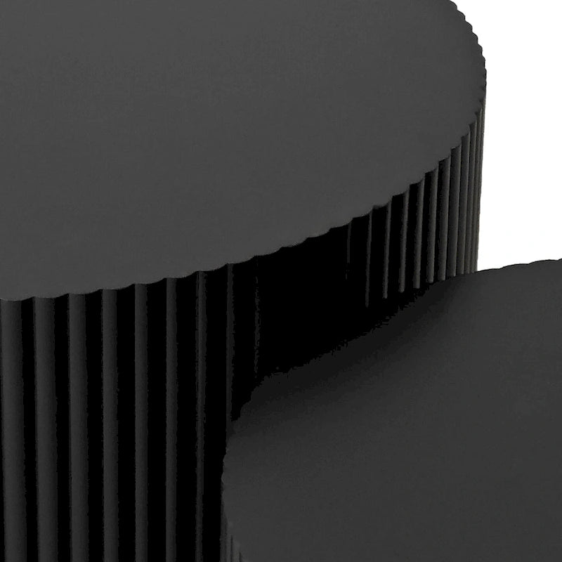 Wave Stripe Nesting Coffee Table Set for Living Room,Bedroom