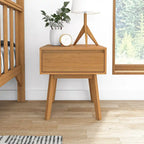 Max and Lily Scandinavian Nightstand with Drawer