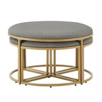Gabin Coffee Table with Nesting Stools by iNSPIRE Q Modern