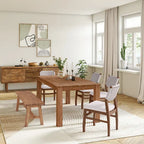 Bedford 75-inch Rectangular Dining Table Square Legs