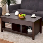 Lift-top Coffee Table with Hidden Compartment