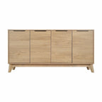60 Buffet Cabinet with 4 Soft Close Doors and Adjustable Shelves - 15.75D x 59.25W x 29.75H