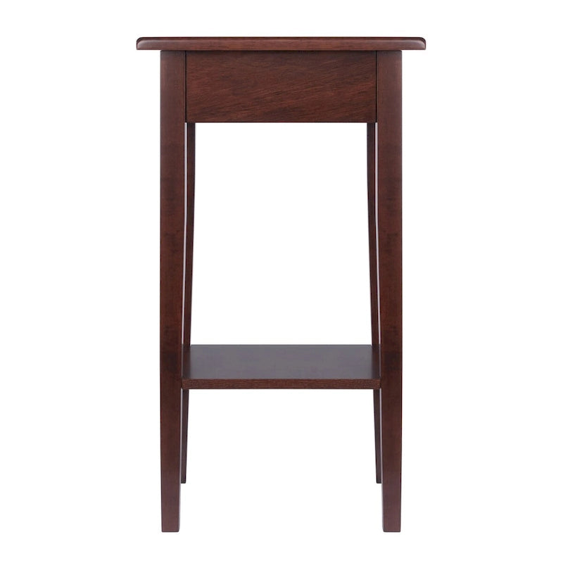 Regalia Accent, Side Table, Walnut - 17W x 14D x 29.50H