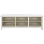 SAFAVIEH Steinunn White Bookshelf - 51.2 x 15.8 x 17.7 - 51Wx16Dx18H