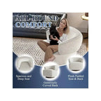 Fully Assembled Upholstered Swivel Barrel Chair