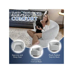 Fully Assembled Upholstered Swivel Barrel Chair