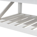 Pellebant 2-Tier Coffee Table Center Table Tea Table with Storage Shelf