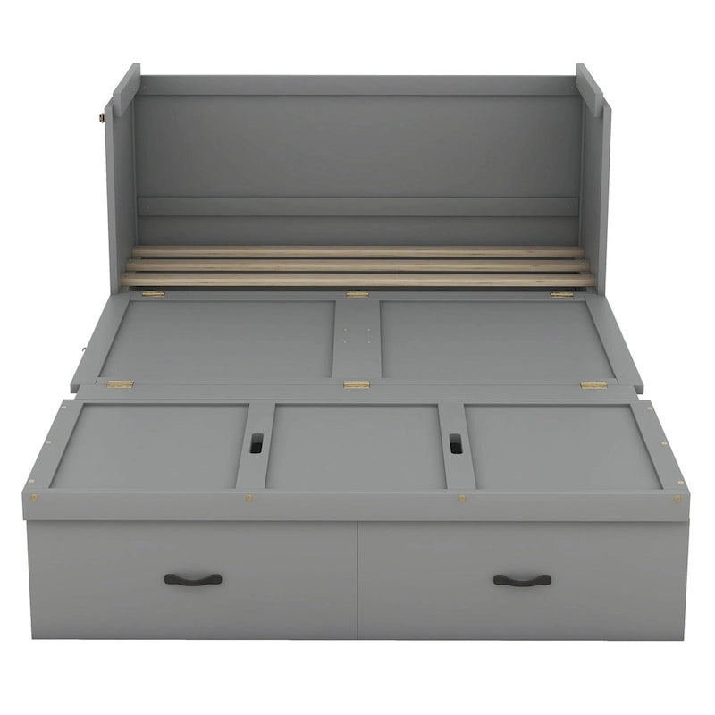 Murphy Bed with USB Port and a Large Drawer