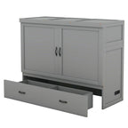 Murphy Bed with USB Port and a Large Drawer