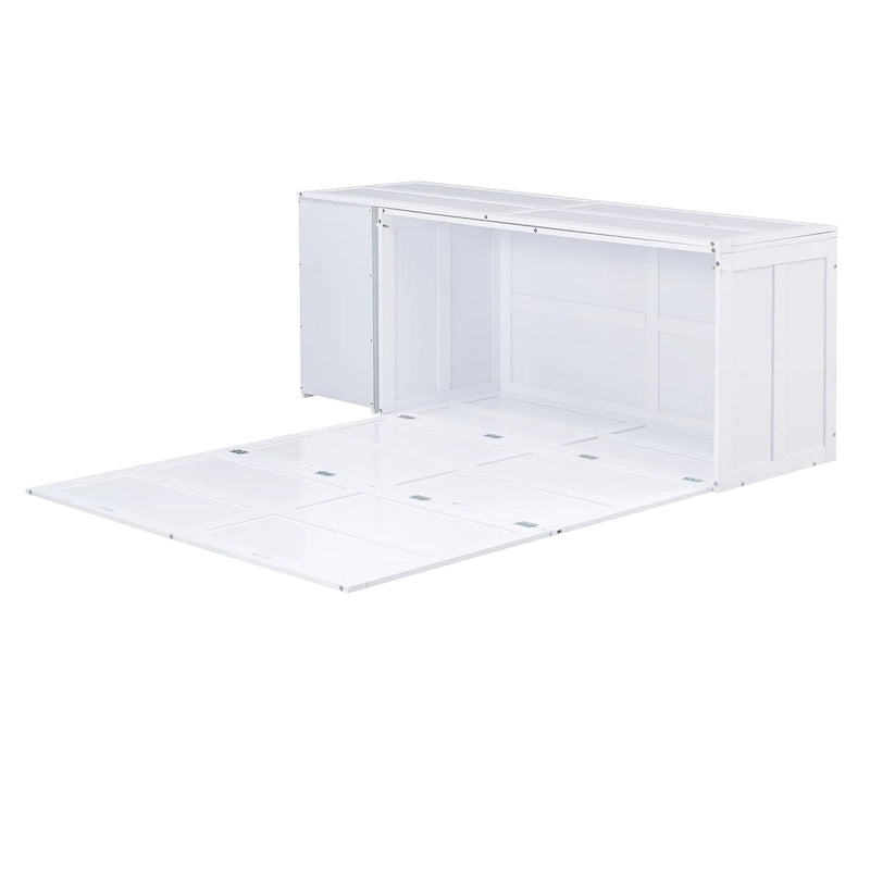 Queen Size Murphy Bed with Rotable Desk