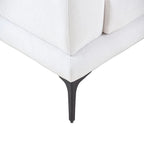 108.3in Upholstered Blue White 4-Seater Modern Fabric Sofa Couch