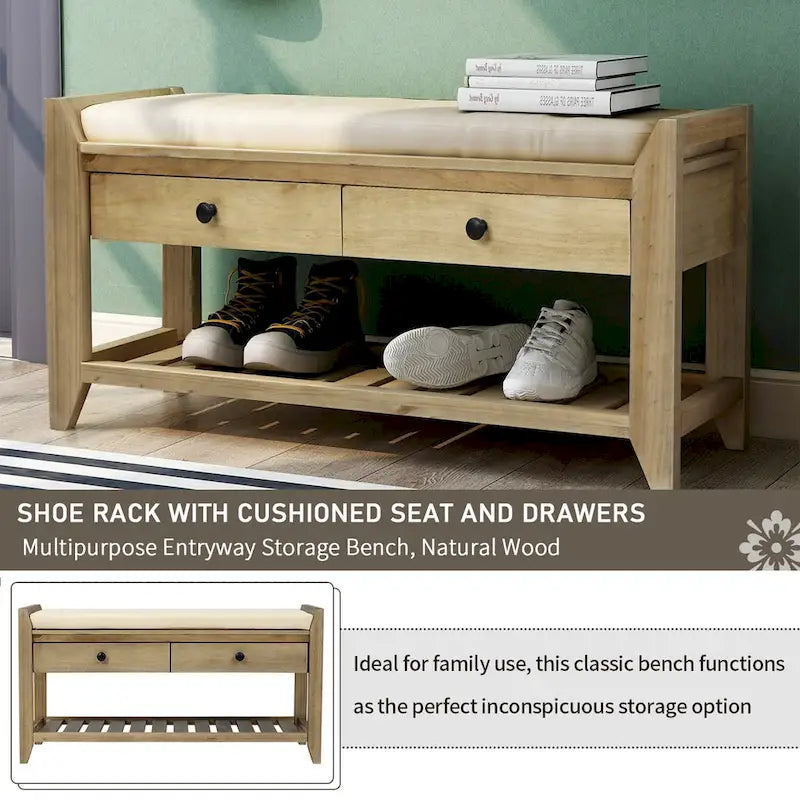 Multipurpose Entryway Storage with Drawers