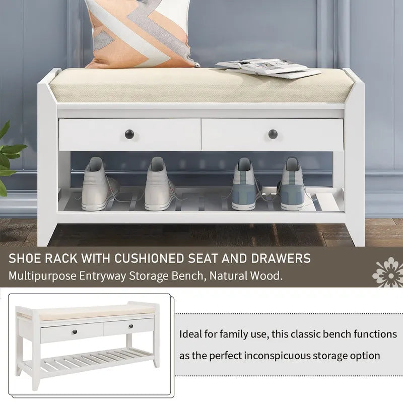 Multipurpose Entryway Storage with Drawers