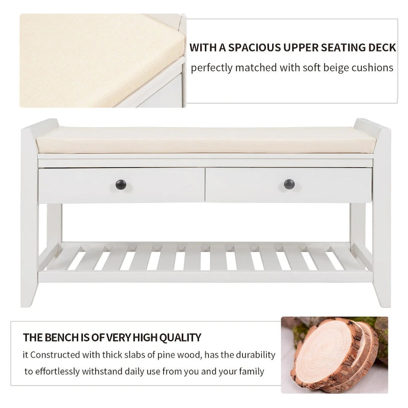 Multipurpose Entryway Storage with Drawers