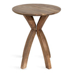 Kate and Laurel Soleyn Round Wood Side Table