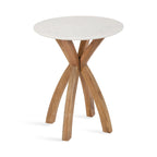 Kate and Laurel Soleyn Round Wood Side Table