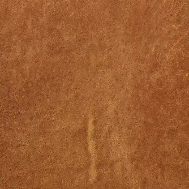 Poly & Bark Jarmo Ottoman with Adjustable Walnut Table - Full Grain Genuine Italian Leather