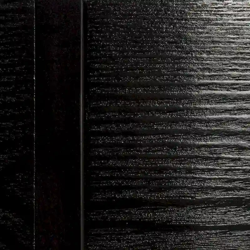 Wood Side Coffee Table with Metal Hairpin Legs