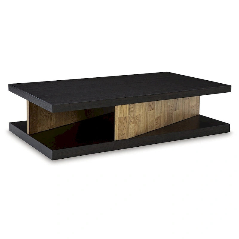 Signature Design by Ashley Kocomore Brown/Beige Coffee Table - 60W x 35D x 16H